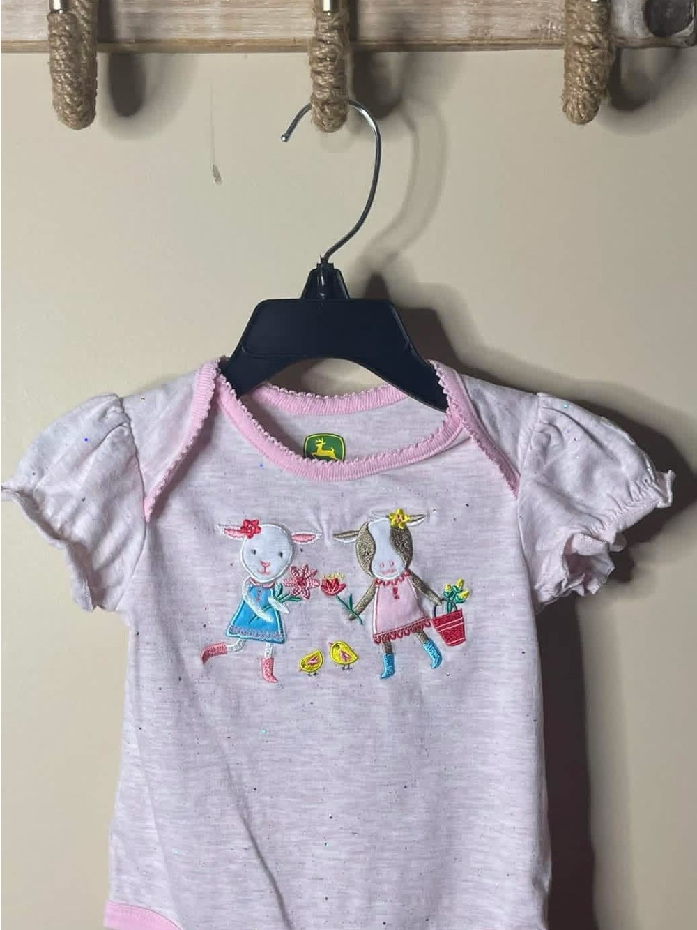 John Deere Girls Bodysuit 6/9m